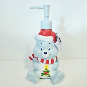 Care Bears Christmas Holiday Santa Blue Soap & Lotion Pump Dispenser NWT